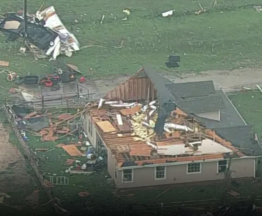 Springtown Tornado (EF1) — field photo